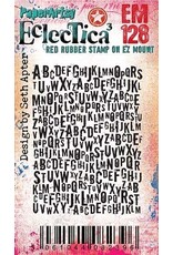 PAPER ARTSY PAPER ARTSY SETH APTER ECLECTICA EM128 MINI CLING STAMP