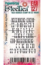 PAPER ARTSY PAPER ARTSY SETH APTER ECLECTICA EM127 MINI CLING STAMP