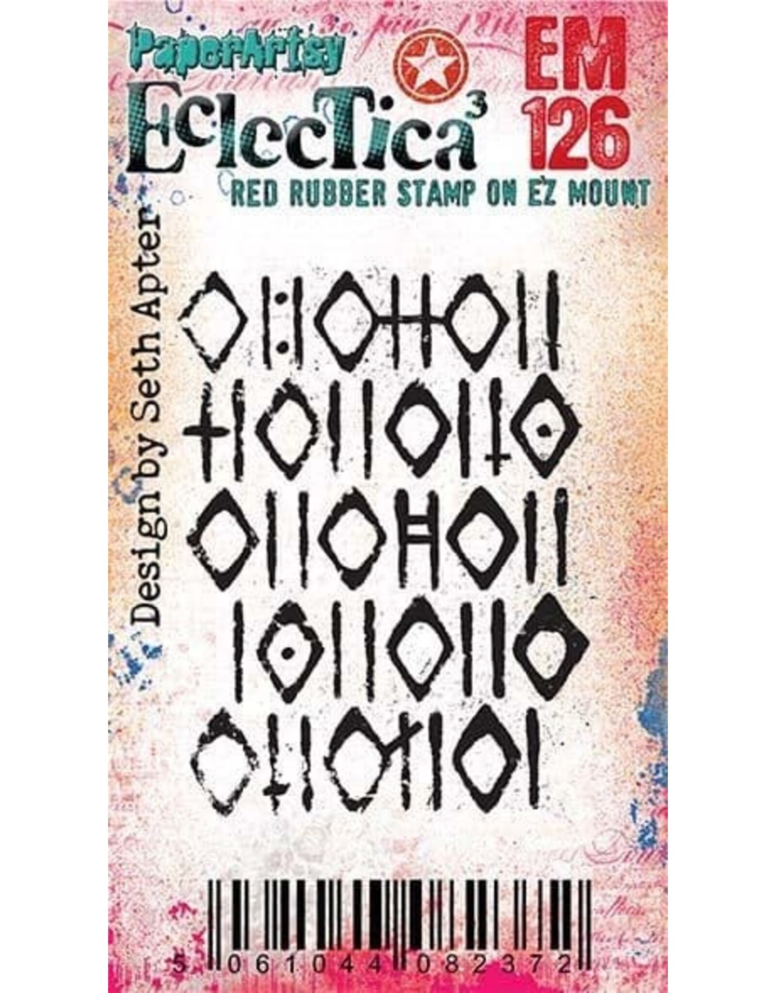 PAPER ARTSY PAPER ARTSY SETH APTER ECLECTICA EM126 MINI CLING STAMP