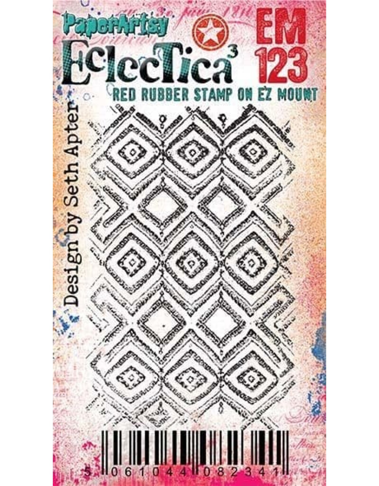 PAPER ARTSY PAPER ARTSY SETH APTER ECLECTICA EM123 MINI CLING STAMP