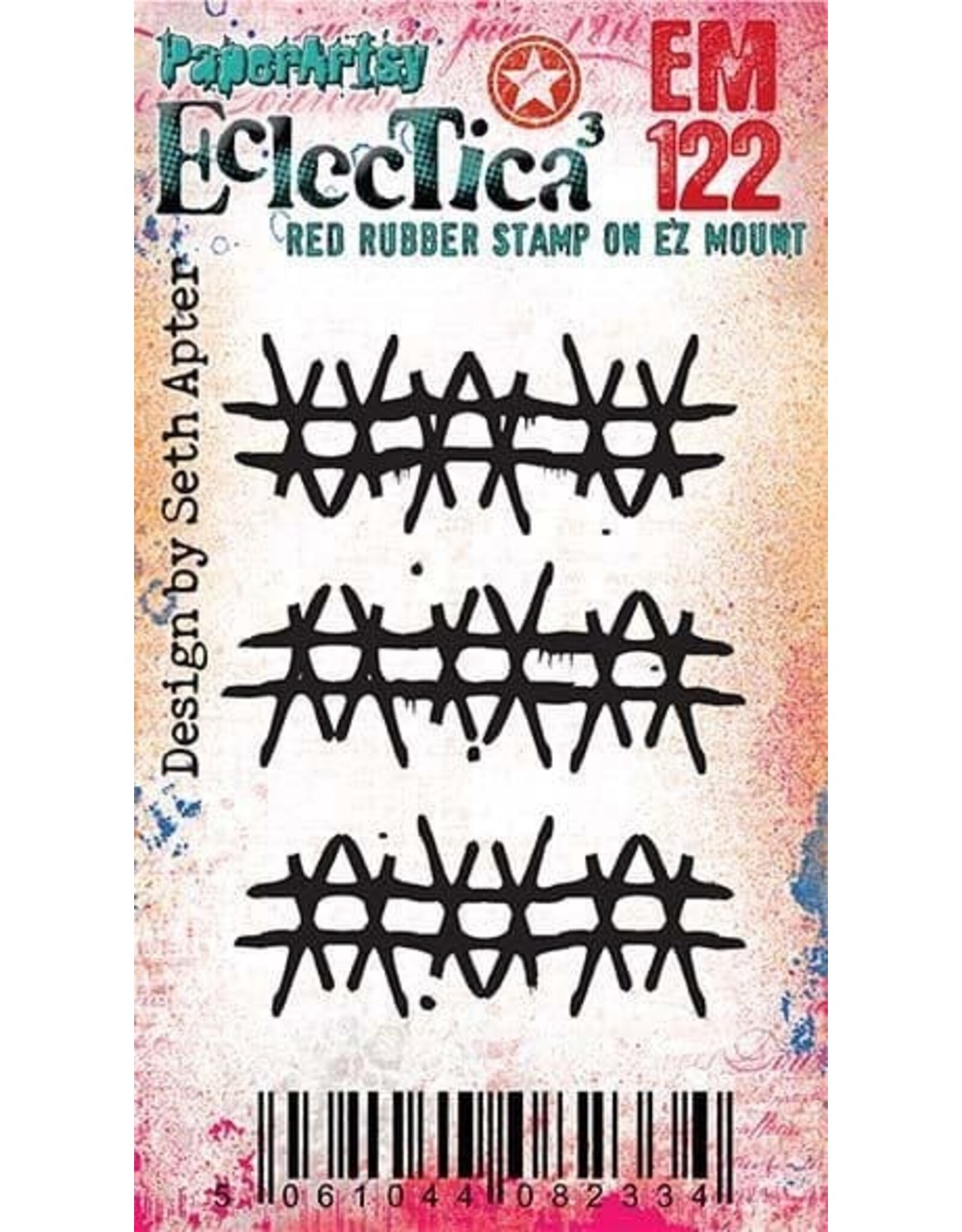 PAPER ARTSY PAPER ARTSY SETH APTER ECLECTICA EM122 MINI CLING STAMP