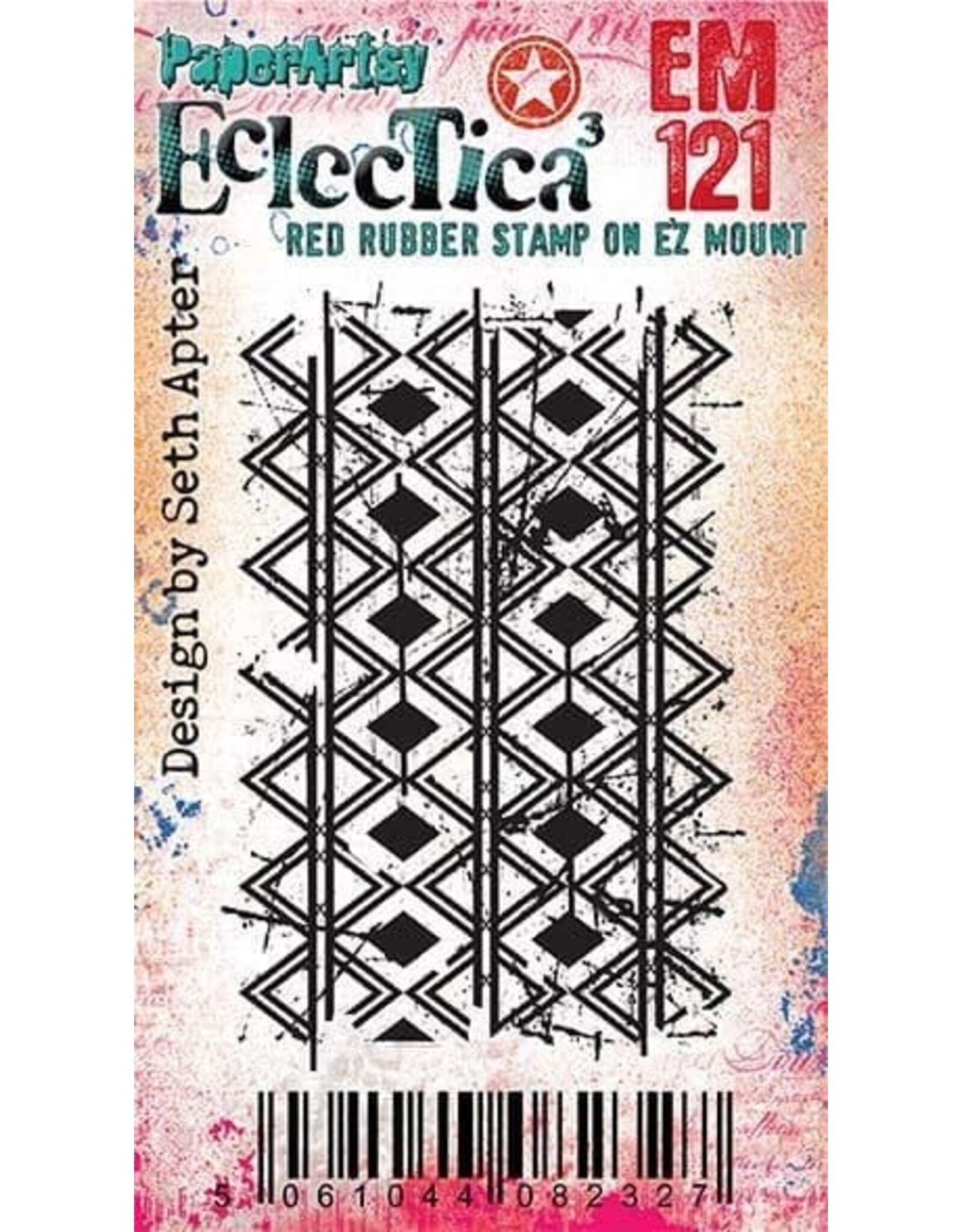 PAPER ARTSY PAPER ARTSY SETH APTER ECLECTICA EM121 MINI CLING STAMP