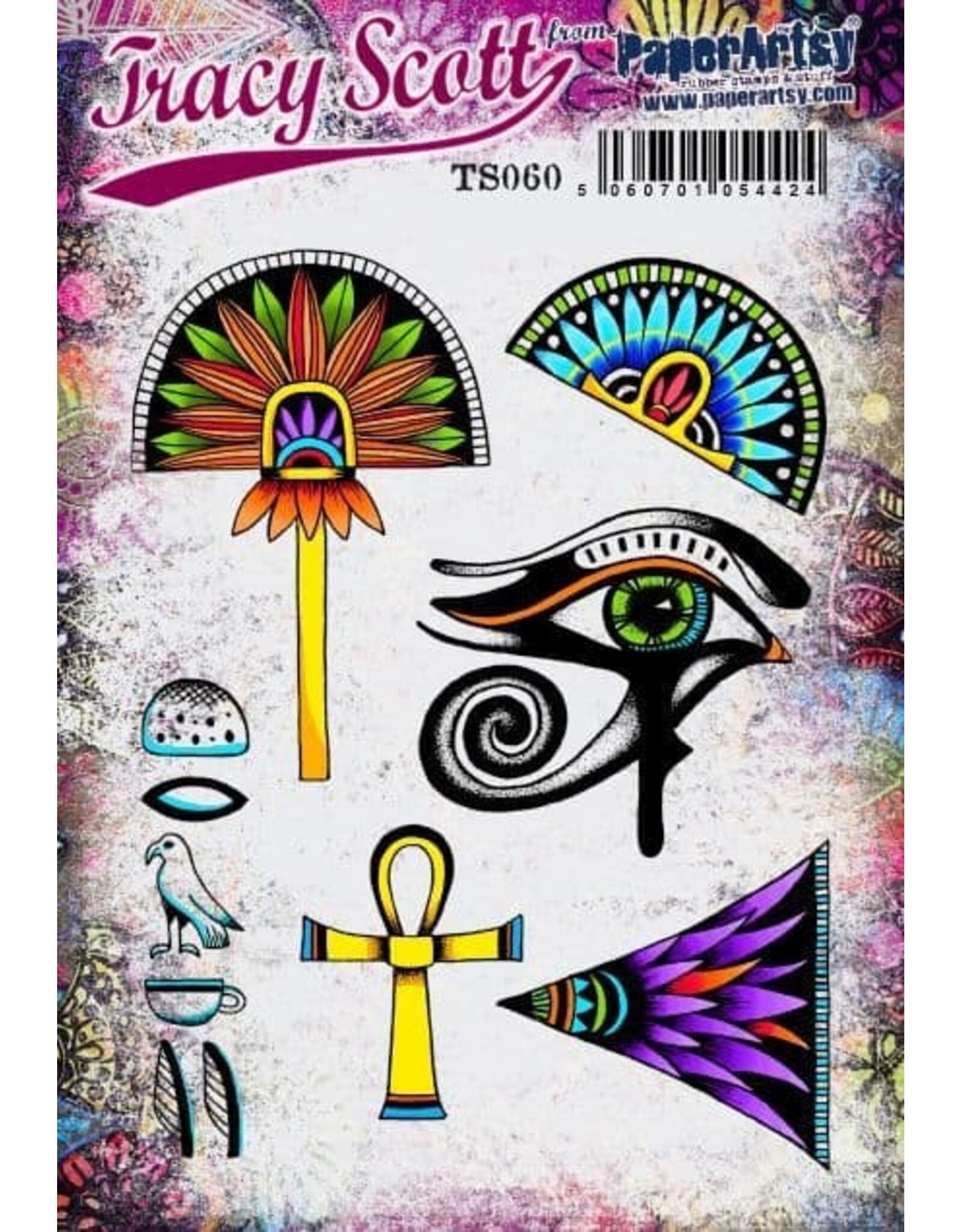 PAPER ARTSY PAPER ARTSY TRACY SCOTT TS060 CLING STAMP SET