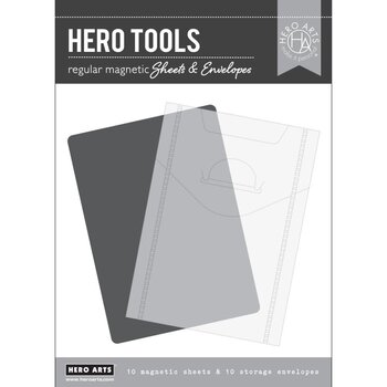 HERO ARTS HERO ARTS REGULAR 5X7 MAGNETIC SHEETS & STORAGE ENVELOPES 10/PK