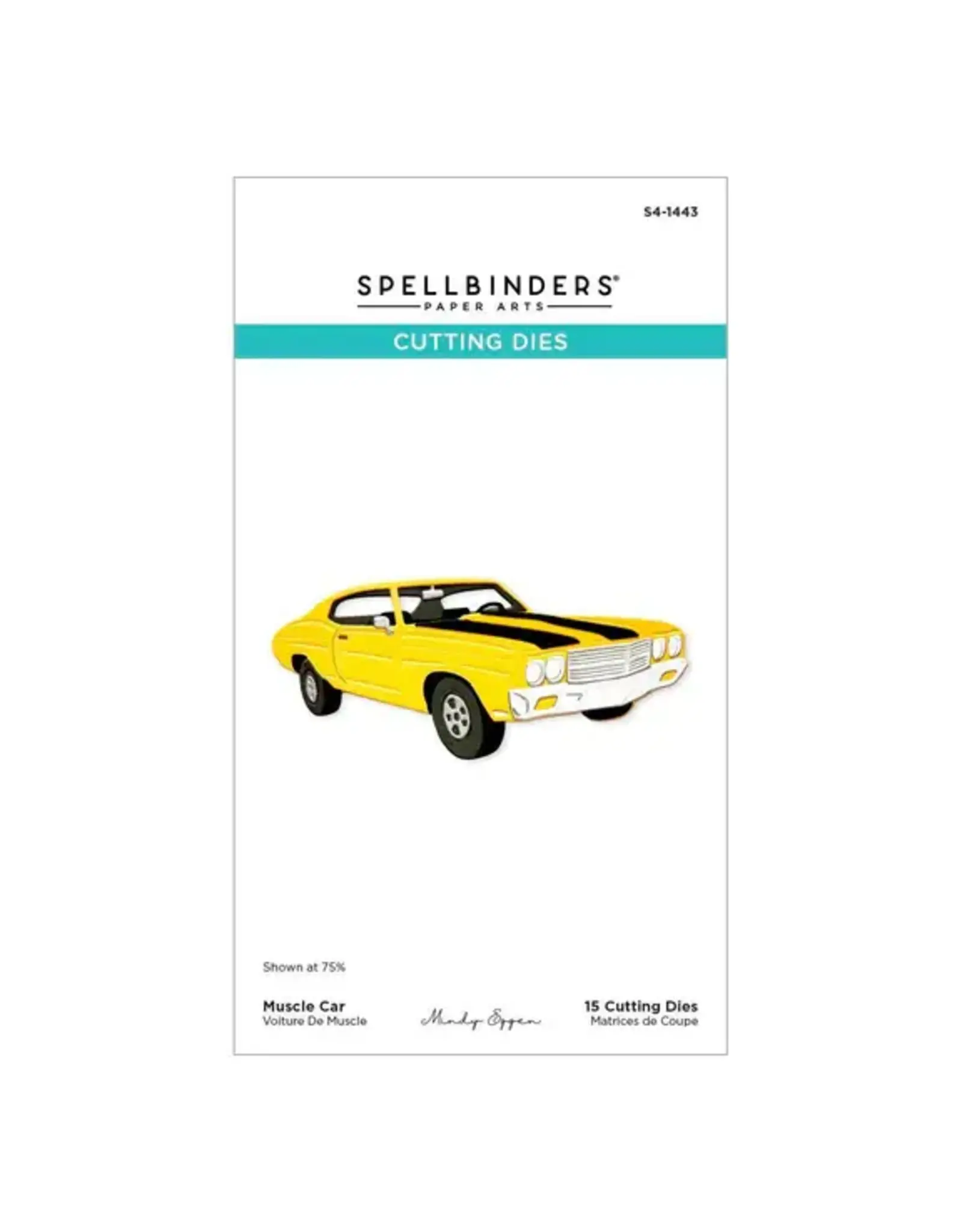 SPELLBINDERS SPELLBINDERS MINDY EGGEN THE CLASSIC ROAD LEGENDS MUSCLE CAR ETCHED DIE SET