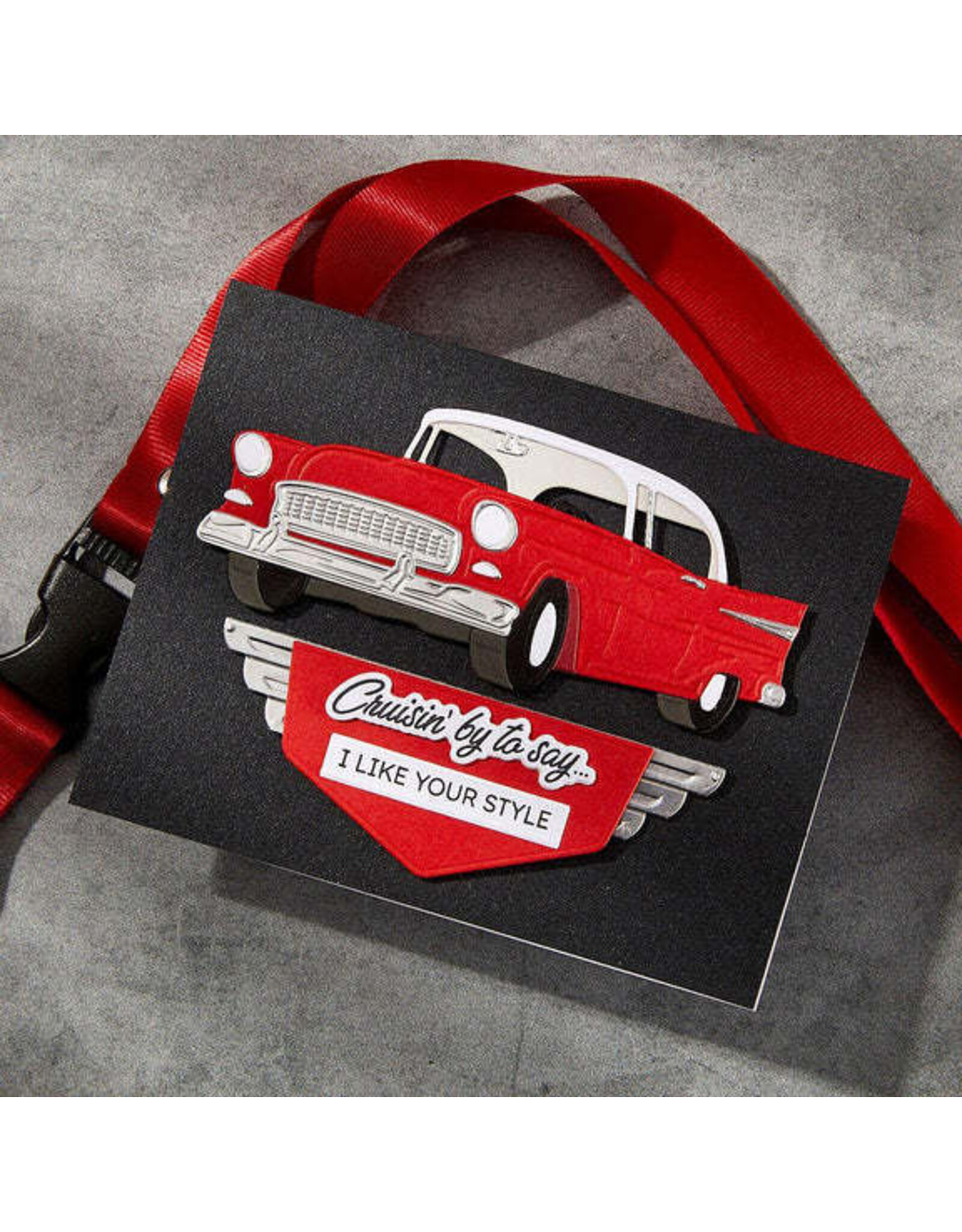 SPELLBINDERS SPELLBINDERS MINDY EGGEN THE CLASSIC ROAD LEGENDS CLASSIC CAR ETCHED DIE SET