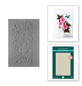SPELLBINDERS SPELLBINDERS SUSAN TIERNEY-COCKBURN SUMMER SOLSTICE GARDEN COLLECTION PETUNIA CASCADE 3D EMBOSSING FOLDER