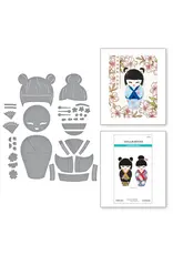 SPELLBINDERS SPELLBINDERS ALEX SYBERIA DESIGNS KYOTO COLLECTION KOKESHI DOLLS ETCHED DIE SET