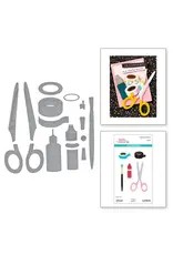 SPELLBINDERS SPELLBINDERS SIMPLE STORIES CRAFTY BABE COLLECTION CRAFTY TOOLS ETCHED DIE SET