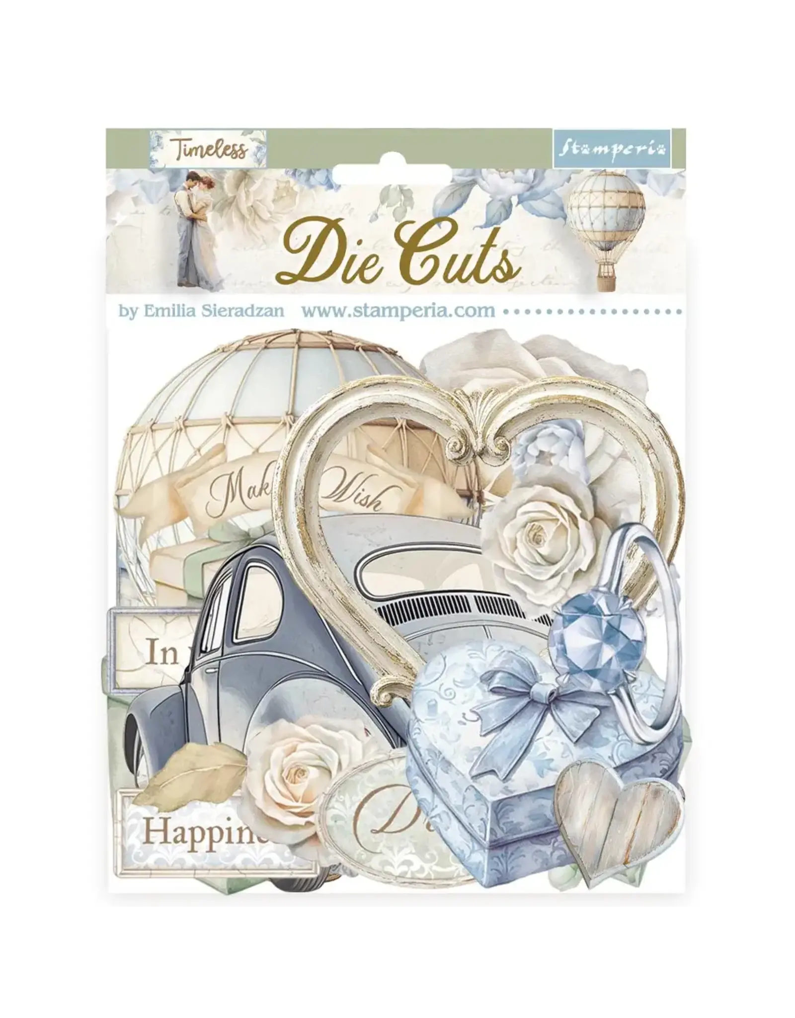 STAMPERIA STAMPERIA TIMELESS CHIPBOARD DIE CUTS