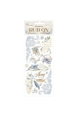 STAMPERIA STAMPERIA TIMELESS LETTERS RUB-ON