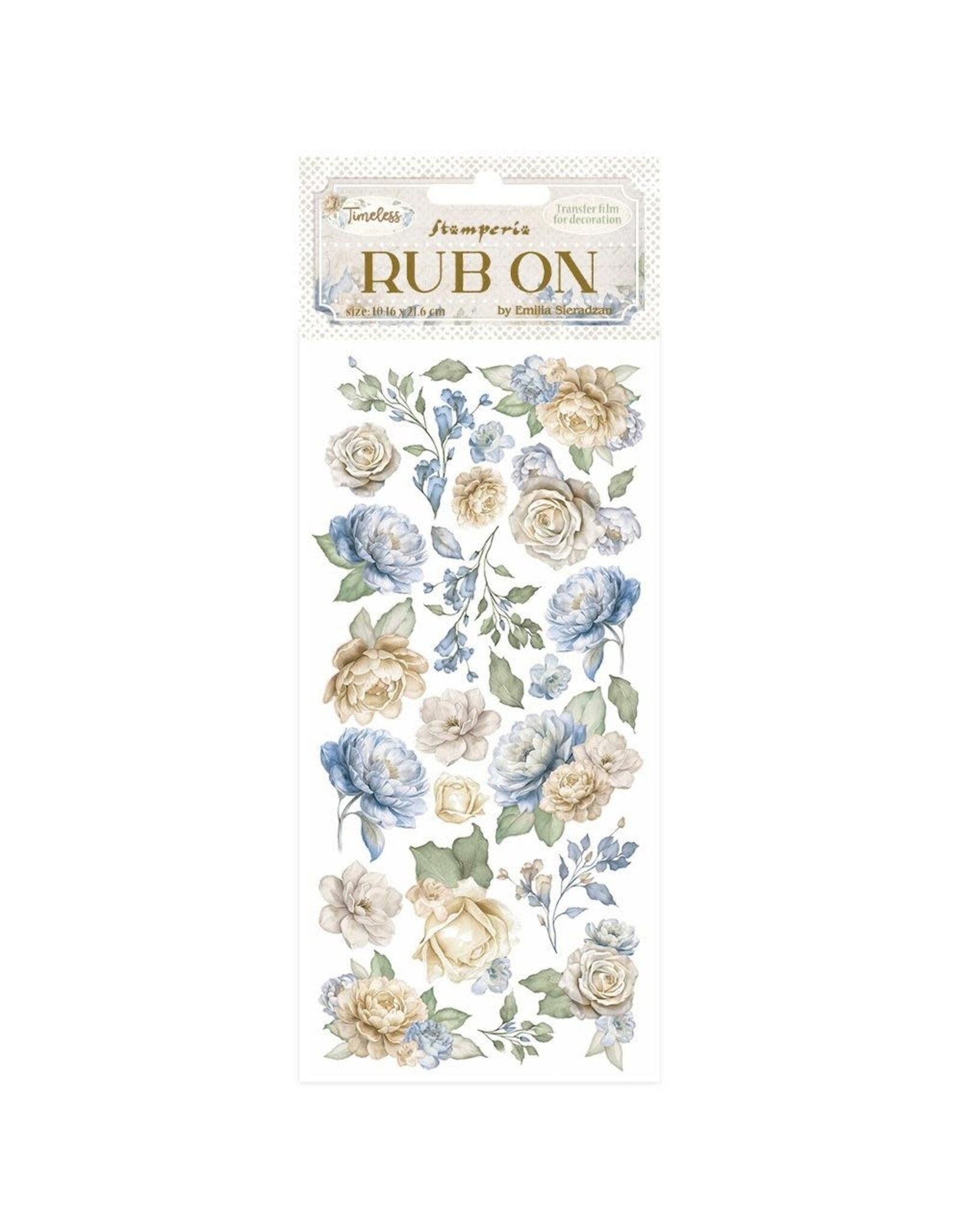 STAMPERIA STAMPERIA TIMELESS FLOWERS RUB-ON