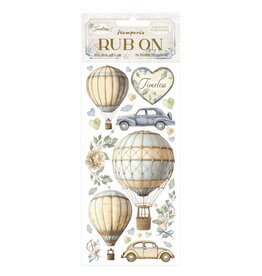 STAMPERIA STAMPERIA TIMELESS AIR BALLOONS RUB-ON