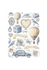 STAMPERIA STAMPERIA TIMELESS ASSORTED A4 RICE PAPER 6/PK