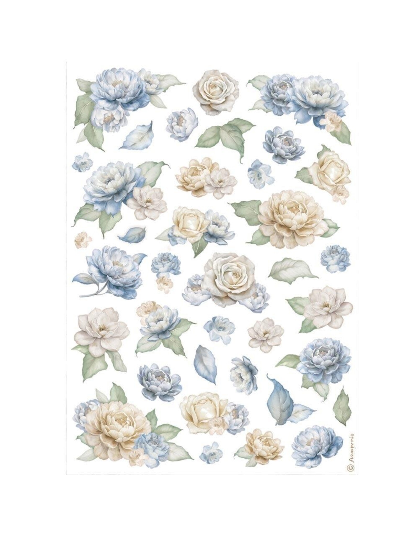 STAMPERIA STAMPERIA TIMELESS ASSORTED A4 RICE PAPER 6/PK