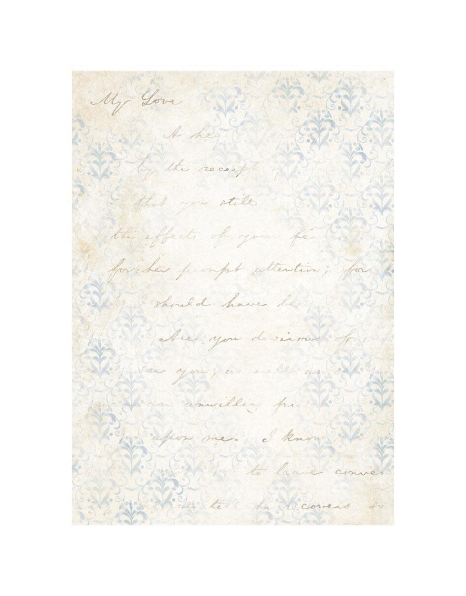 STAMPERIA STAMPERIA TIMELESS ASSORTED A6 RICE PAPER DECOUPAGE BACKGROUNDS 10.5X14.8CM 8/PK