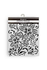 STAMPERIA STAMPERIA TIMELESS BATIK FLOWERS 20x25cm STENCIL STAMPERIA STAMPERIA TIMELESS BATIK FLOWERS 20x25cm STENCIL