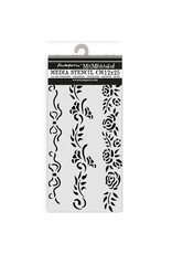 STAMPERIA STAMPERIA TIMELESS 3 BORDERS 12x25cm STENCIL STAMPERIA STAMPERIA TIMELESS 3 BORDERS 12x25cm STENCIL