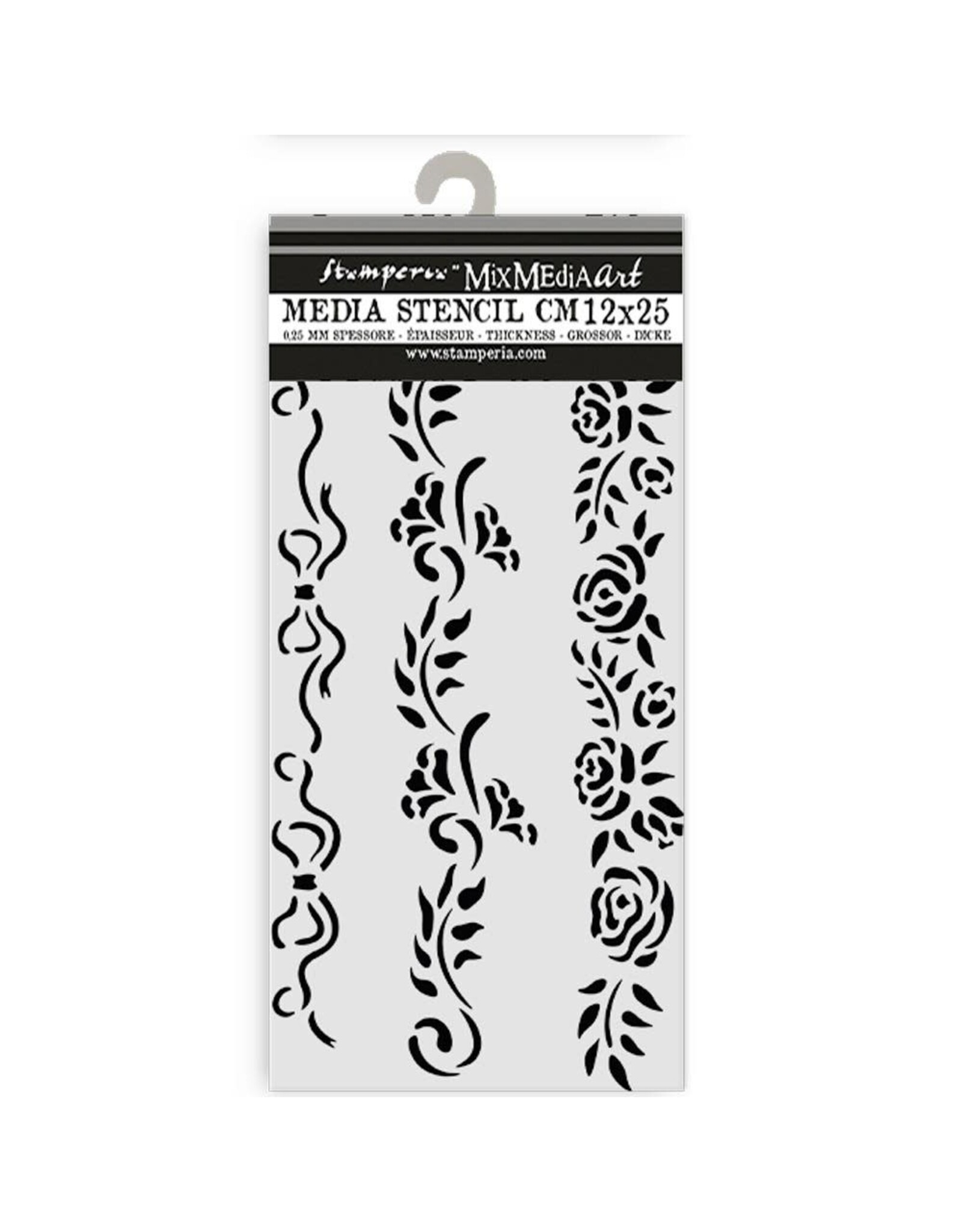 STAMPERIA STAMPERIA TIMELESS 3 BORDERS 12x25cm STENCIL