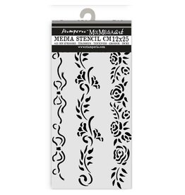STAMPERIA STAMPERIA TIMELESS 3 BORDERS 12x25cm STENCIL