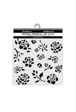 STAMPERIA STAMPERIA TIMELESS BUDS PATTERN 12x12cm STENCIL STAMPERIA STAMPERIA TIMELESS BUDS PATTERN 12x12cm STENCIL