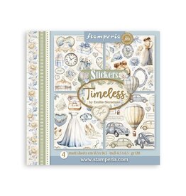 STAMPERIA STAMPERIA TIMELESS STICKERS 4/PK