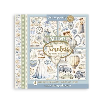 STAMPERIA STAMPERIA TIMELESS STICKERS 4/PK