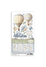 STAMPERIA STAMPERIA TIMELESS 6x12 PAPER CUT OUTS 4 SHEETS