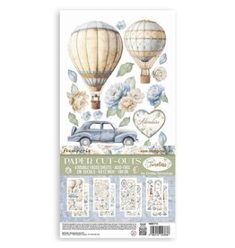 STAMPERIA STAMPERIA TIMELESS 6x12 PAPER CUT OUTS 4 SHEETS
