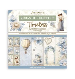 STAMPERIA STAMPERIA TIMELESS 8x8 COLLECTION PACK 10 SHEETS