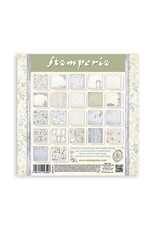 STAMPERIA STAMPERIA TIMELESS MAXI PAD 8x8 PAPER PACK 22 SINGLE FACED SHEETS