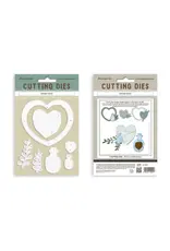 STAMPERIA STAMPERIA WOODEN HEART A6 DIE SET