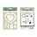 STAMPERIA STAMPERIA WOODEN HEART A6 DIE SET