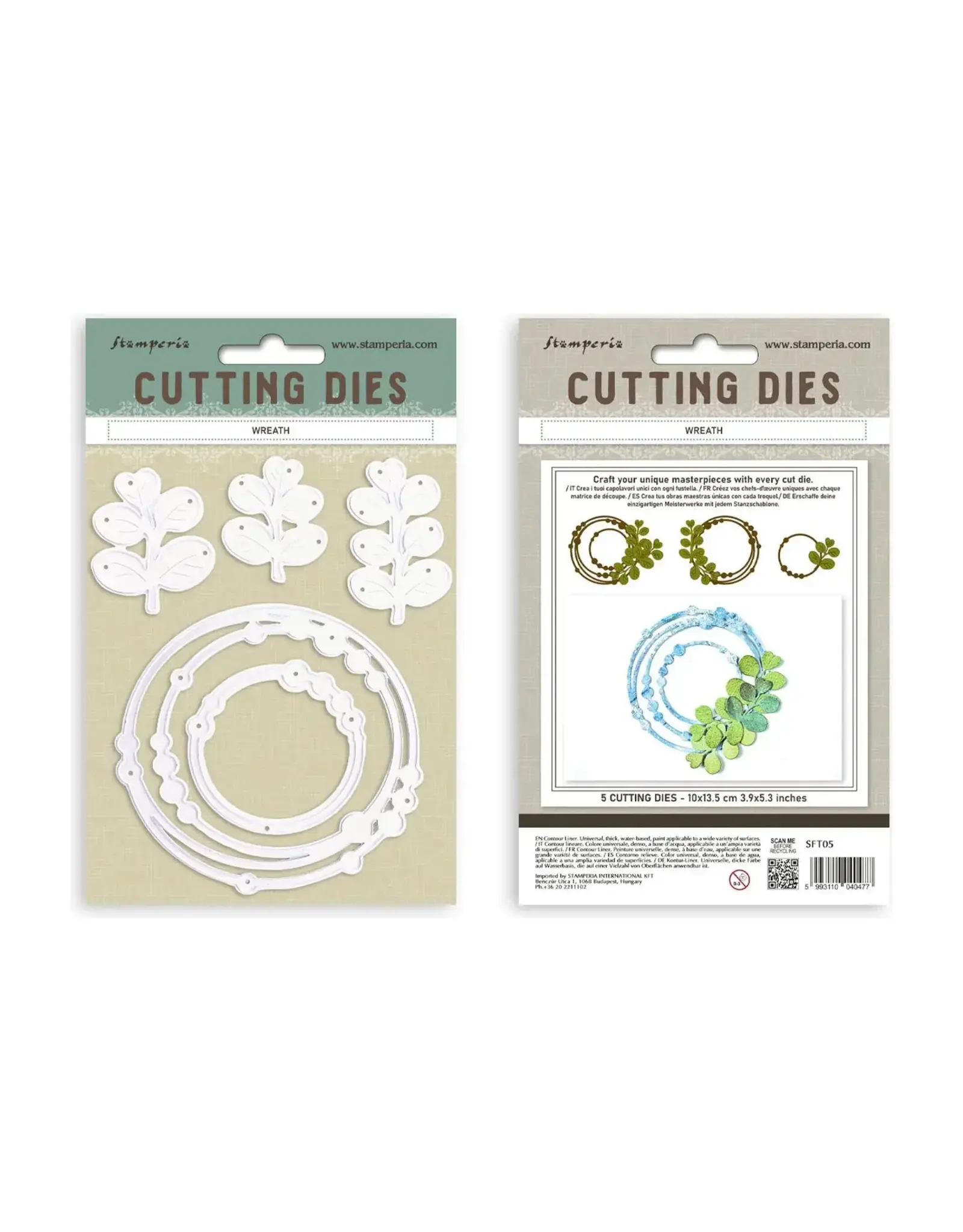 STAMPERIA STAMPERIA WREATH A6 DIE SET