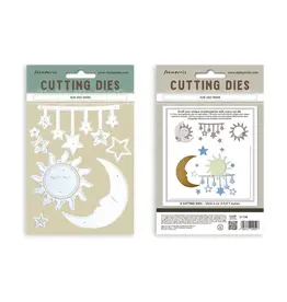STAMPERIA STAMPERIA SUN AND MOON A6 DIE SET