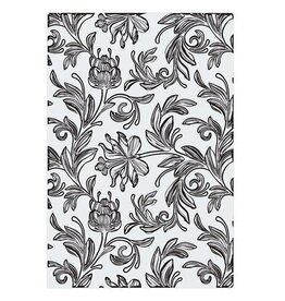 SIZZIX SIZZIX TIM HOLTZ 3D TEXTURE FADES BOTANICAL LARGE A5 EMBOSSING FOLDER
