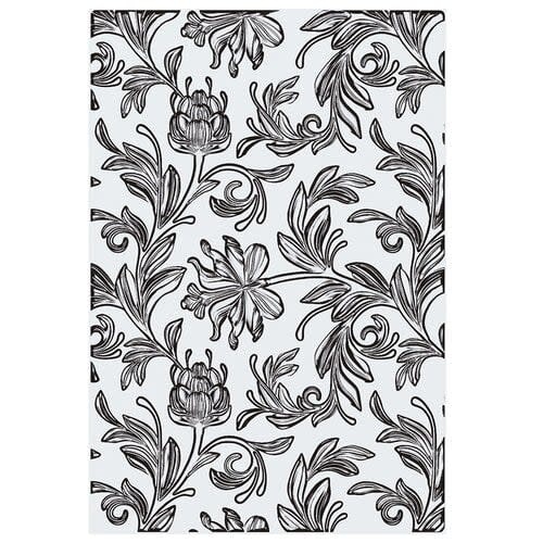 SIZZIX SIZZIX TIM HOLTZ 3D TEXTURE FADES BOTANICAL LARGE A5 EMBOSSING FOLDER