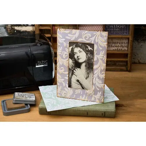 SIZZIX SIZZIX TIM HOLTZ 3D TEXTURE FADES BOTANICAL LARGE A5 EMBOSSING FOLDER