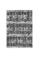 SIZZIX SIZZIX TIM HOLTZ 3D TEXTURE FADES TYPEWRITER LARGE A5 EMBOSSING FOLDER