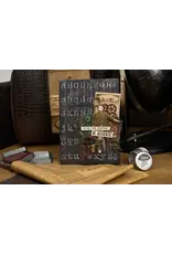 SIZZIX SIZZIX TIM HOLTZ 3D TEXTURE FADES TYPEWRITER LARGE A5 EMBOSSING FOLDER