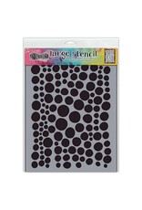 RANGER DYLUSIONS DRIP DROPS LARGE 9x12 STENCIL