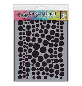 RANGER DYLUSIONS DRIP DROPS LARGE 9x12 STENCIL
