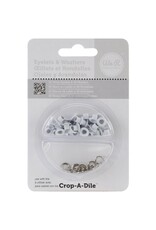 WE R MEMORY KEEPERS WE R MEMORY KEEPERS WHITE EYELETS & WASHERS FOR CROP-A-DILE