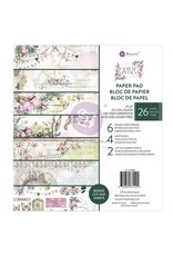 PRIMA PRIMA SERENE PETALS 6X6 PAPER PAD 26 SHEETS