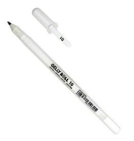 SAKURA SAKURA GELLY ROLL OPAQUE WHITE 10 .5MM PEN