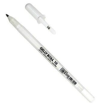 SAKURA SAKURA GELLY ROLL OPAQUE WHITE 10 .5MM PEN