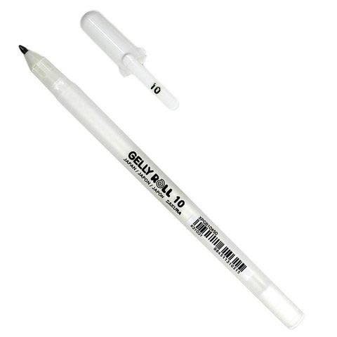 SAKURA SAKURA GELLY ROLL OPAQUE WHITE 10 .5MM PEN