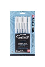 SAKURA SAKURA GELLY ROLL OPAQUE WHITE 10 .5MM PEN