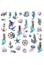 PRIMA PRIMA MERMAID'S TREASURES EPHEMERA 66 PIECES