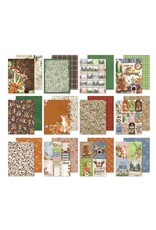 SIMPLE STORIES SIMPLE STORIES SIMPLE VINTAGE WOODLANDS 6x8 PAPER PAD 24 SHEETS